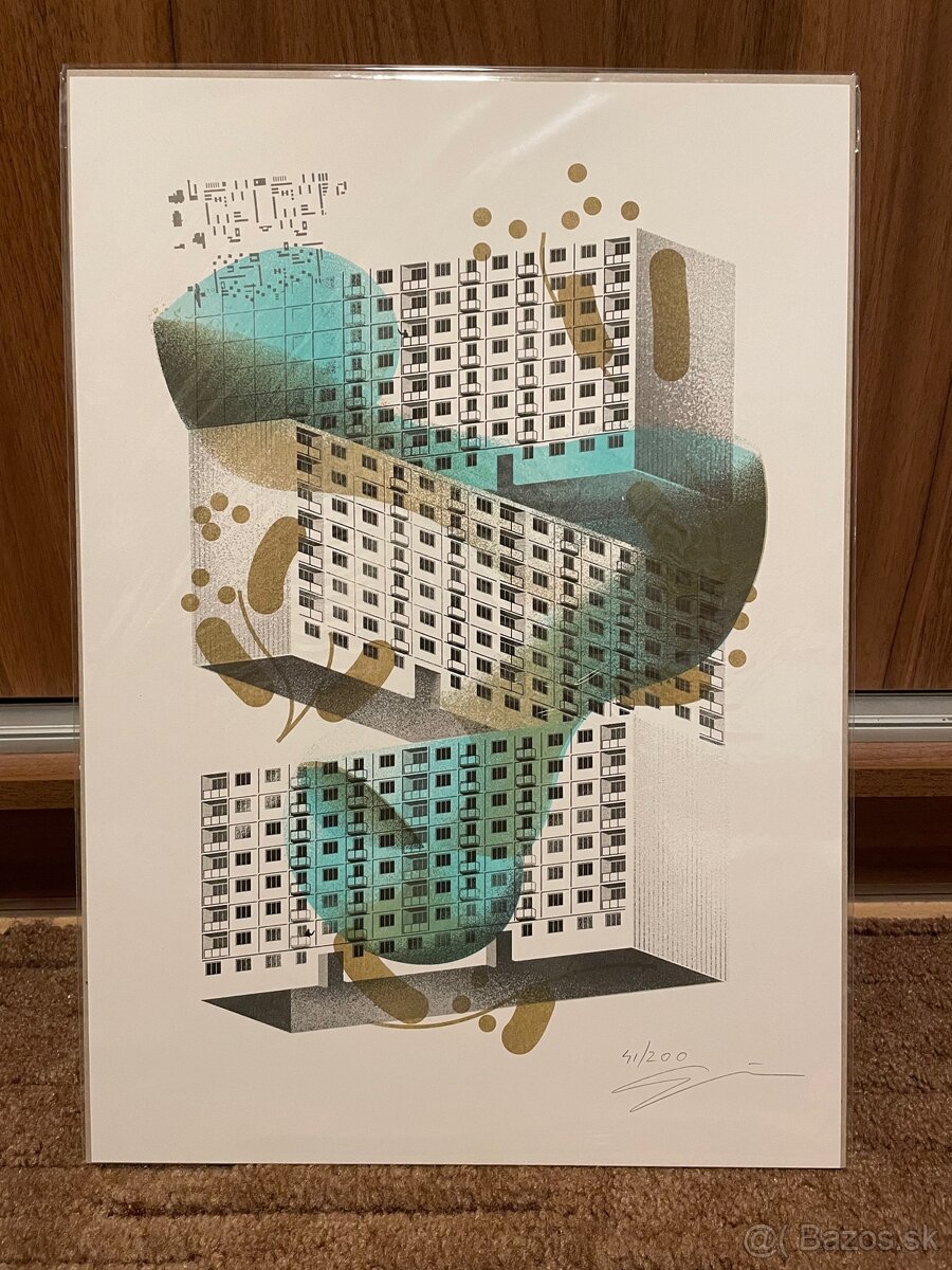 Predám grafiky sídlisk Čierne diery - 5