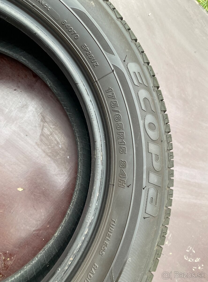 175/65 r15 letné BRIDGESTONE 84H - 5