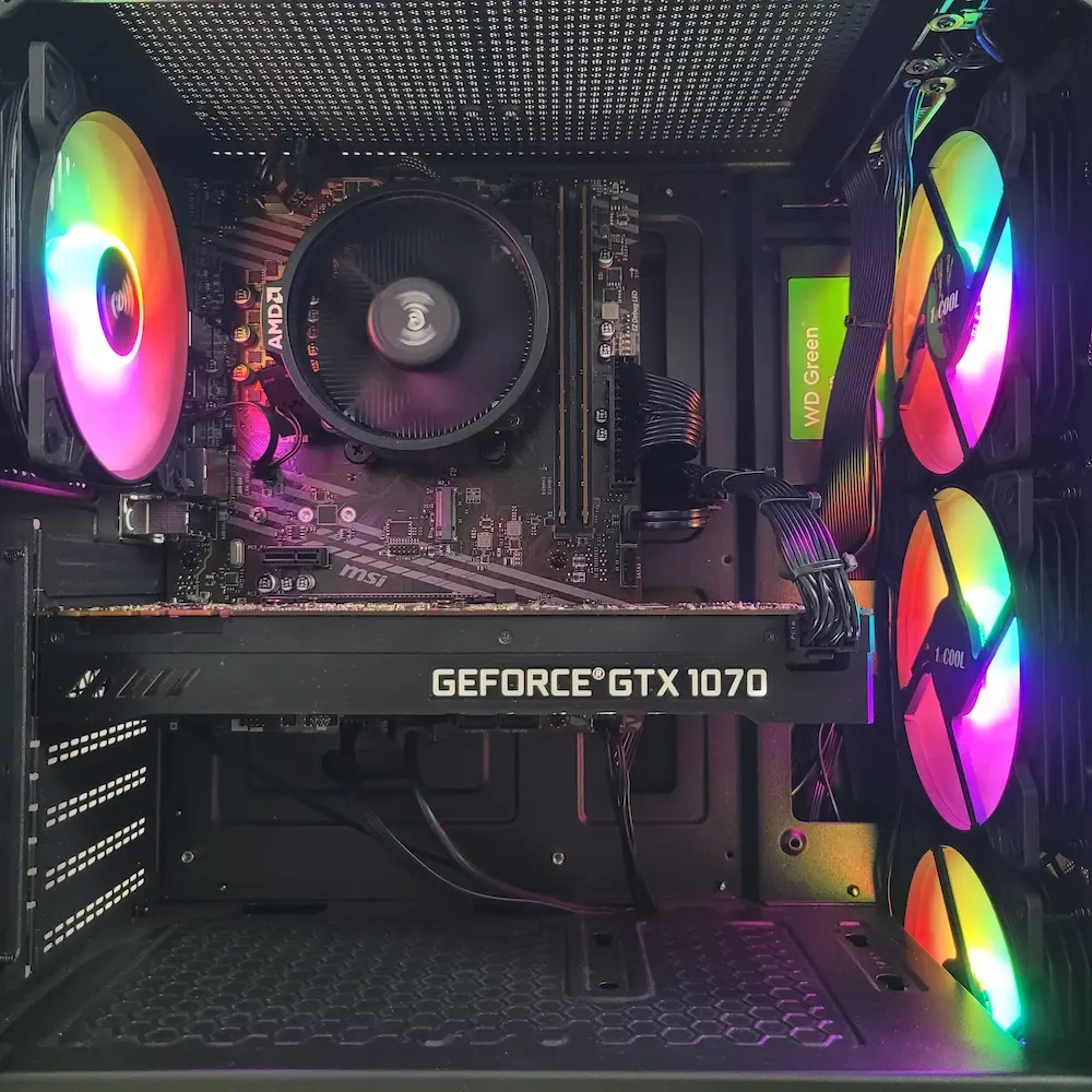 MSI Ryzen 3500 GTX1070 16GB 1TB 600W - 5