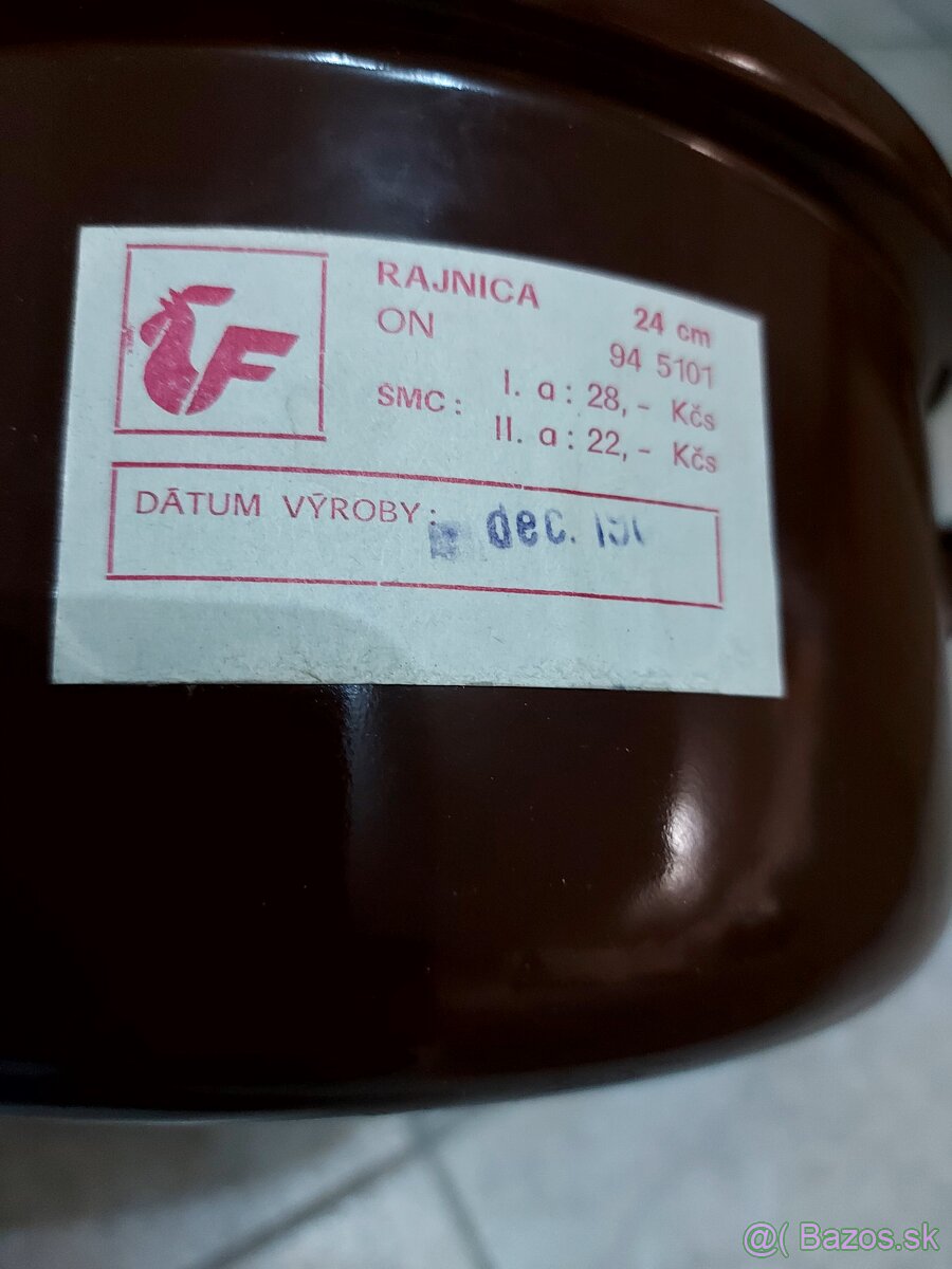 Hrniec novy mensi stredny smaltovany na kachle sporak - 5