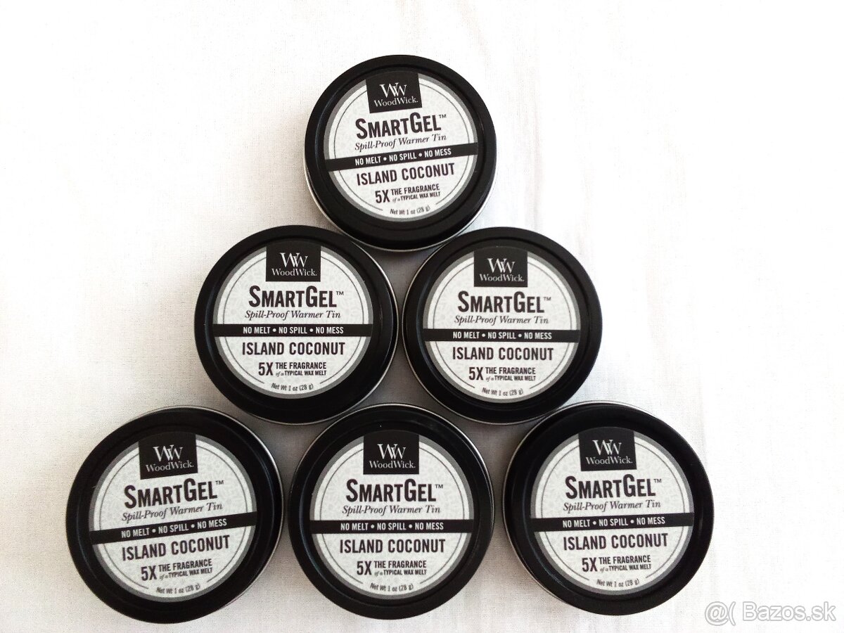 sady vonných gélov woodwick island coconut - 5