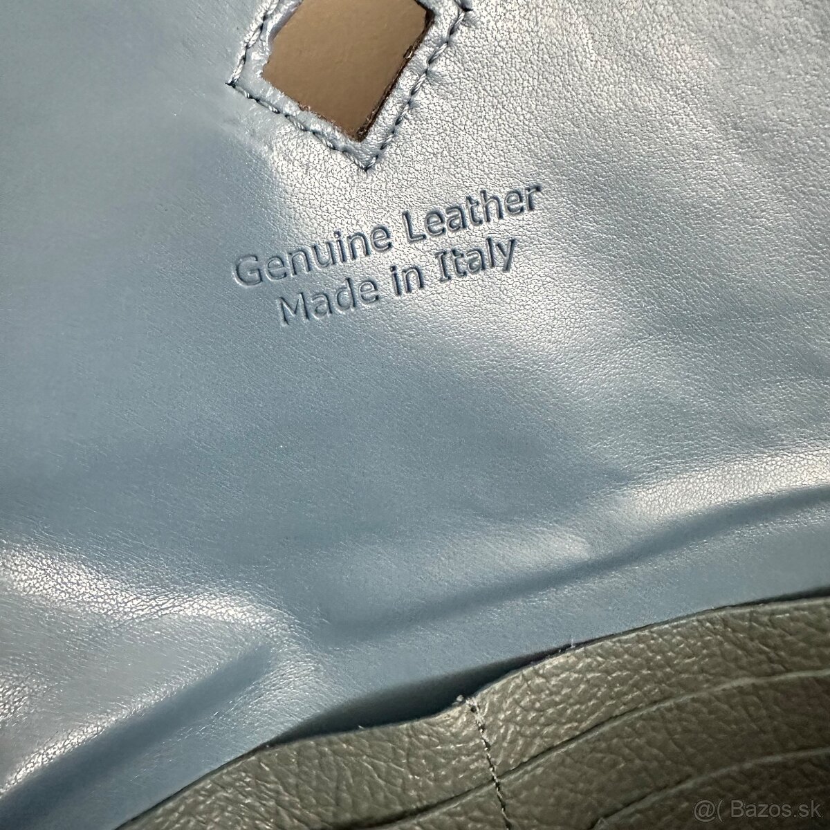 Kožená talianska kabelka do ruky - 5