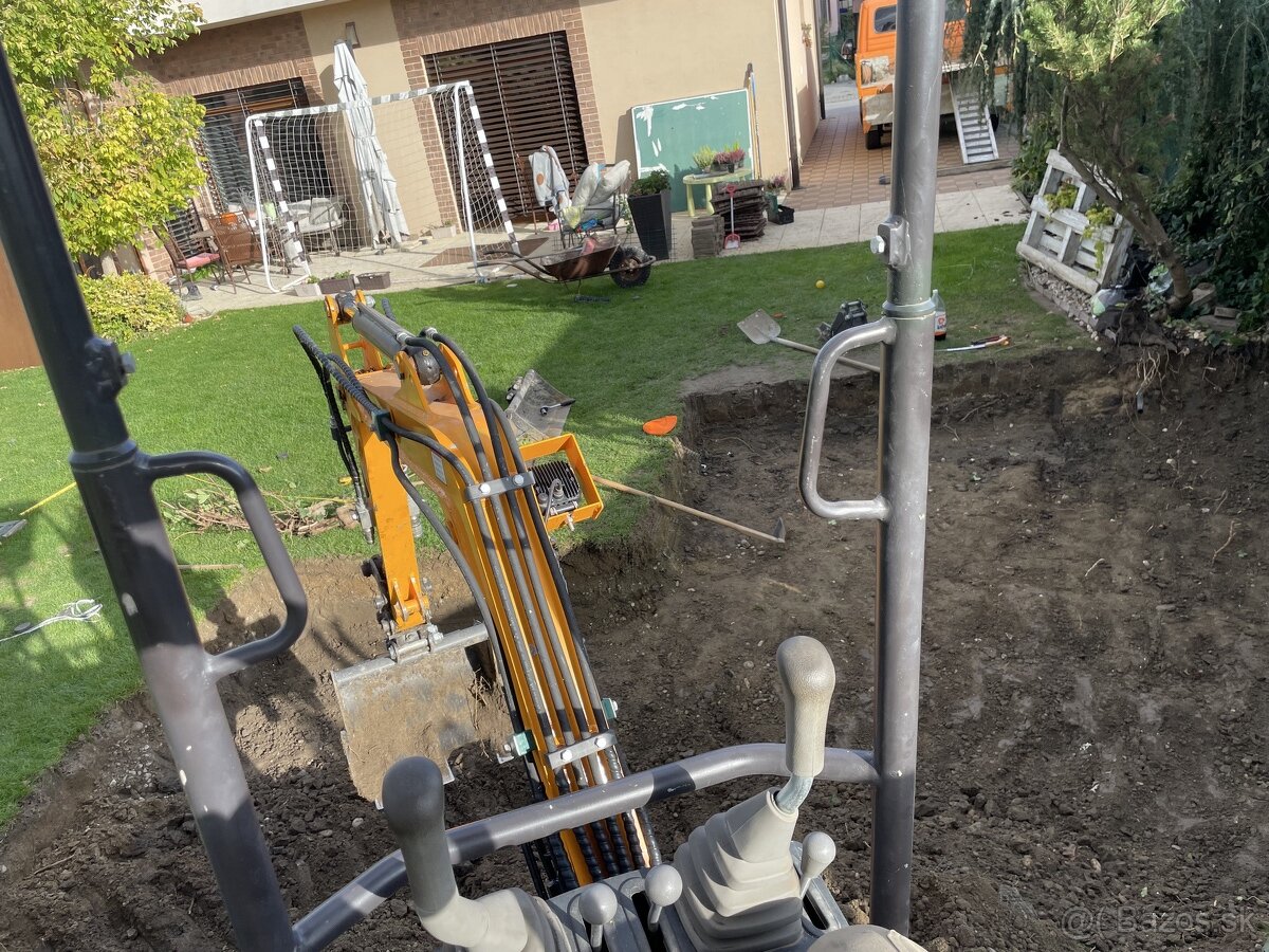 Vykopove prace Minibagrom - 5