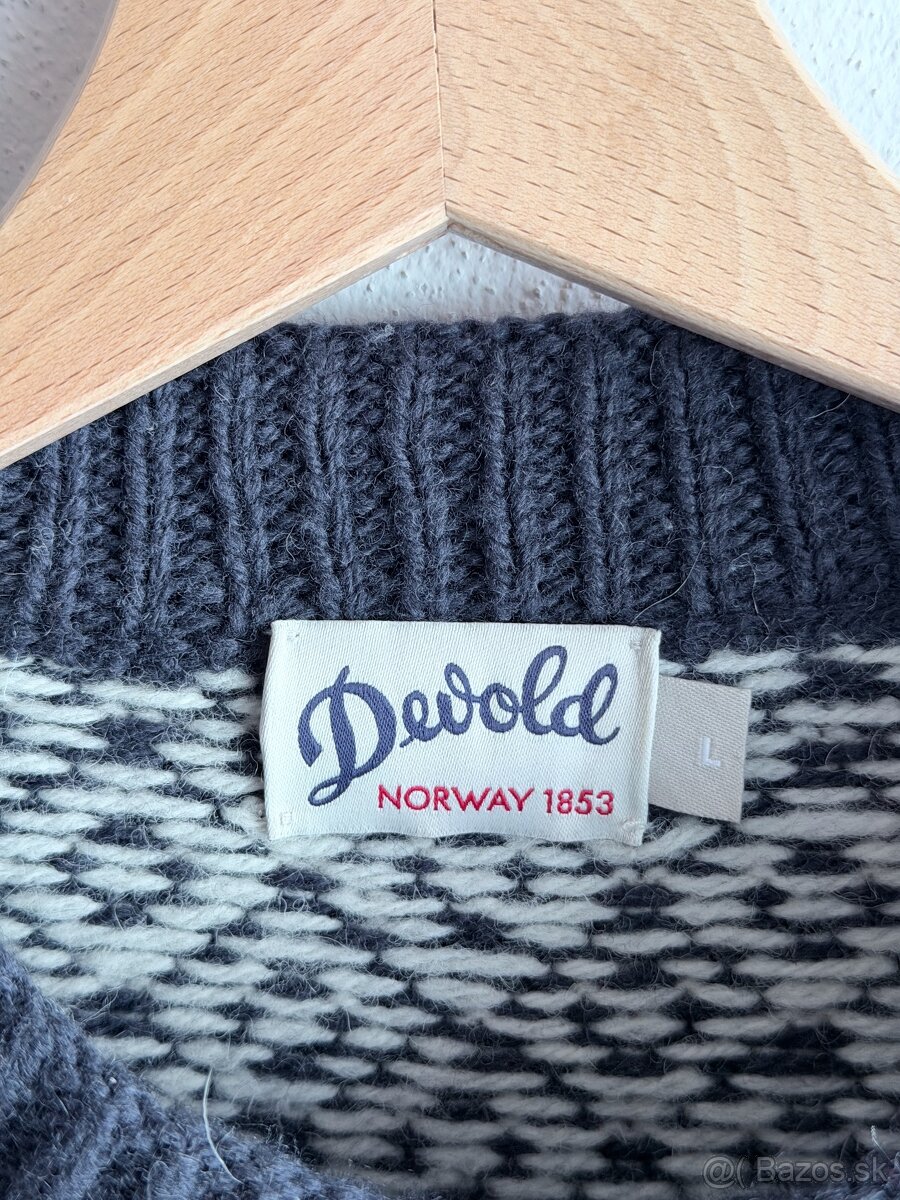 Vlnený sveter Devold Bjornoya Wool Sweater - 5