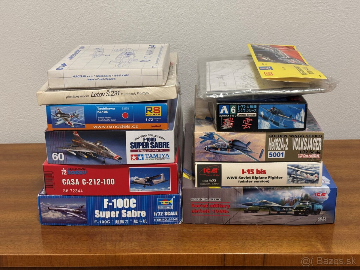 Plastikové modely lietadiel 1:72 a 1:144 - 5