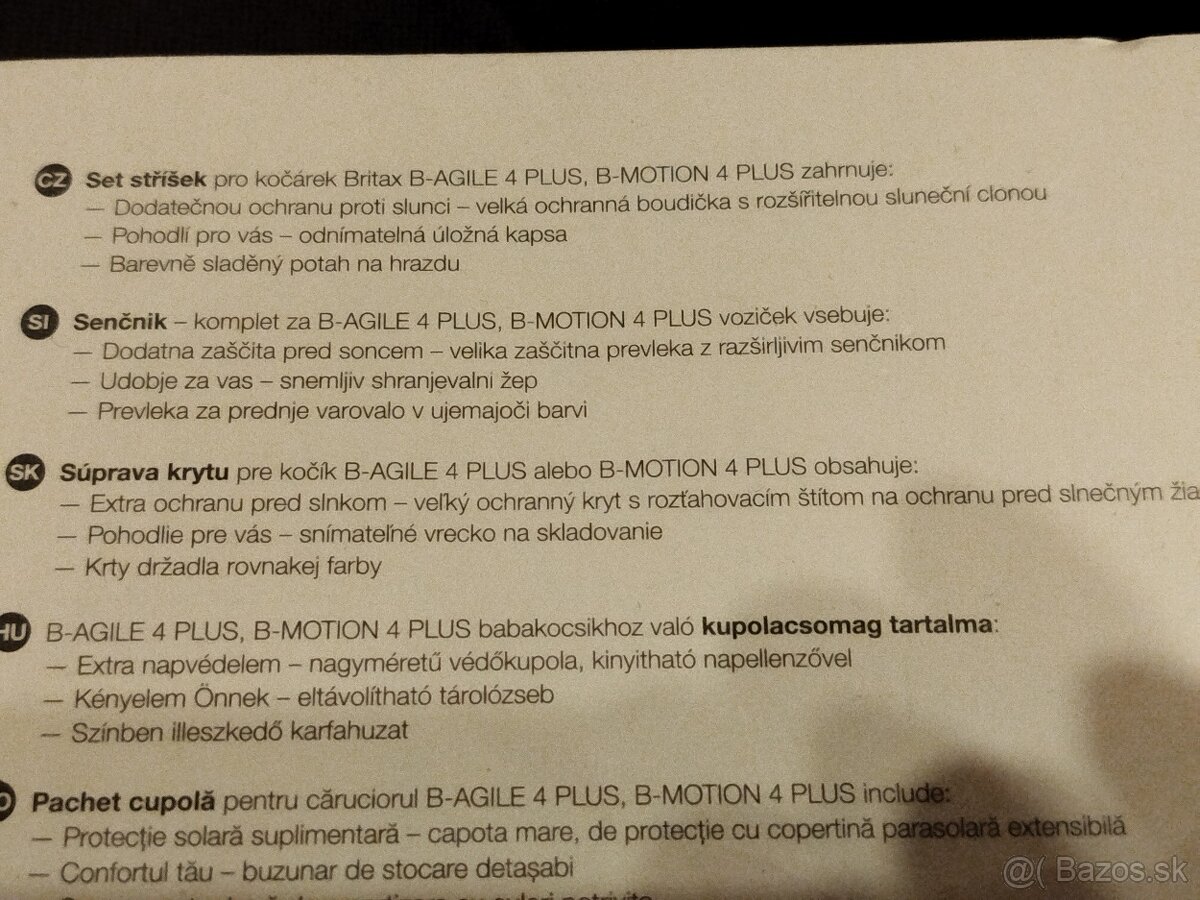 Strieška na BRITAX - 5