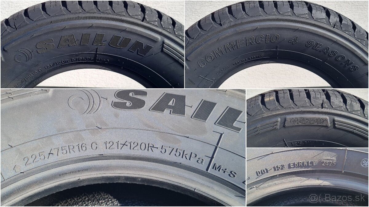 ZIMNÉ PNEUMATIKY SAILUN COMMERCIO 4 SEASONS 225/75 R16 C - 5