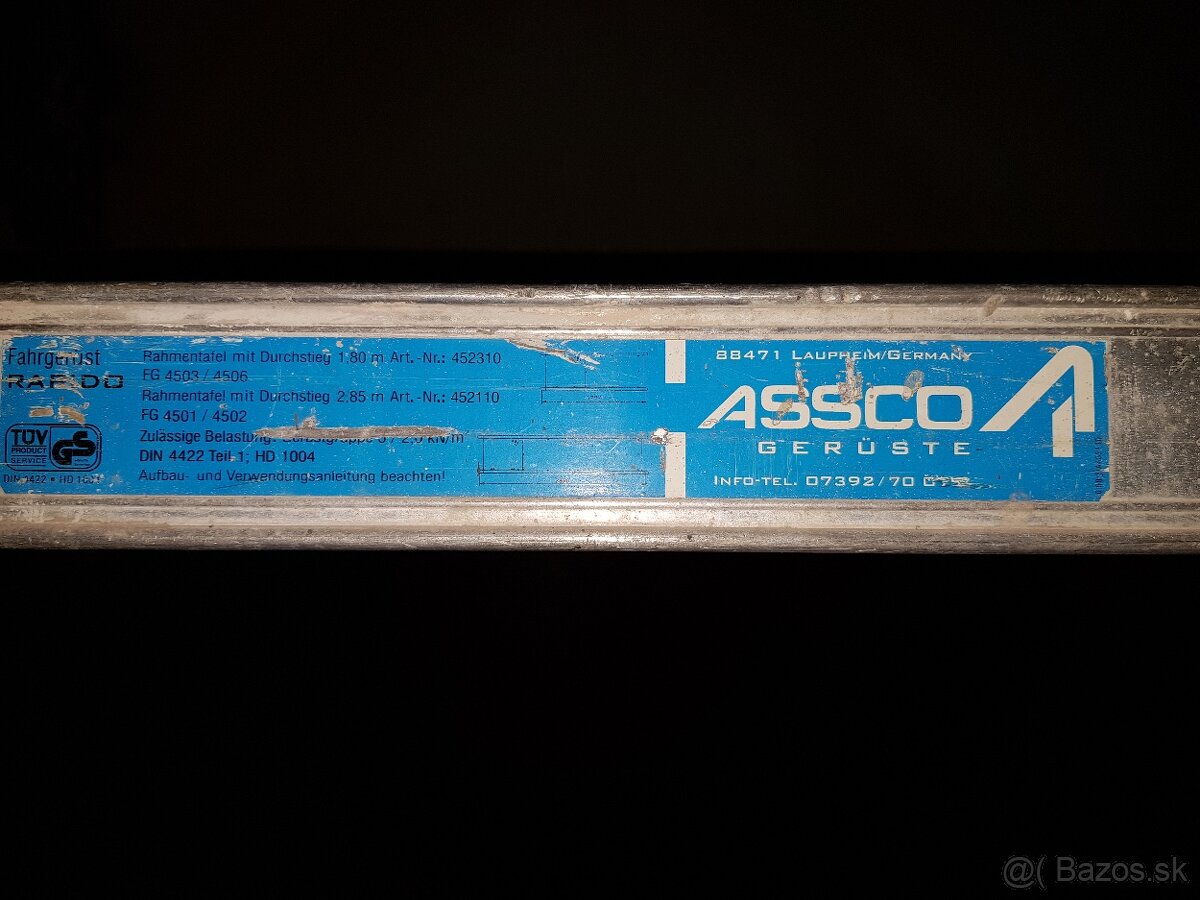 Predám Veľké Hliníkové Lešenie. - 5