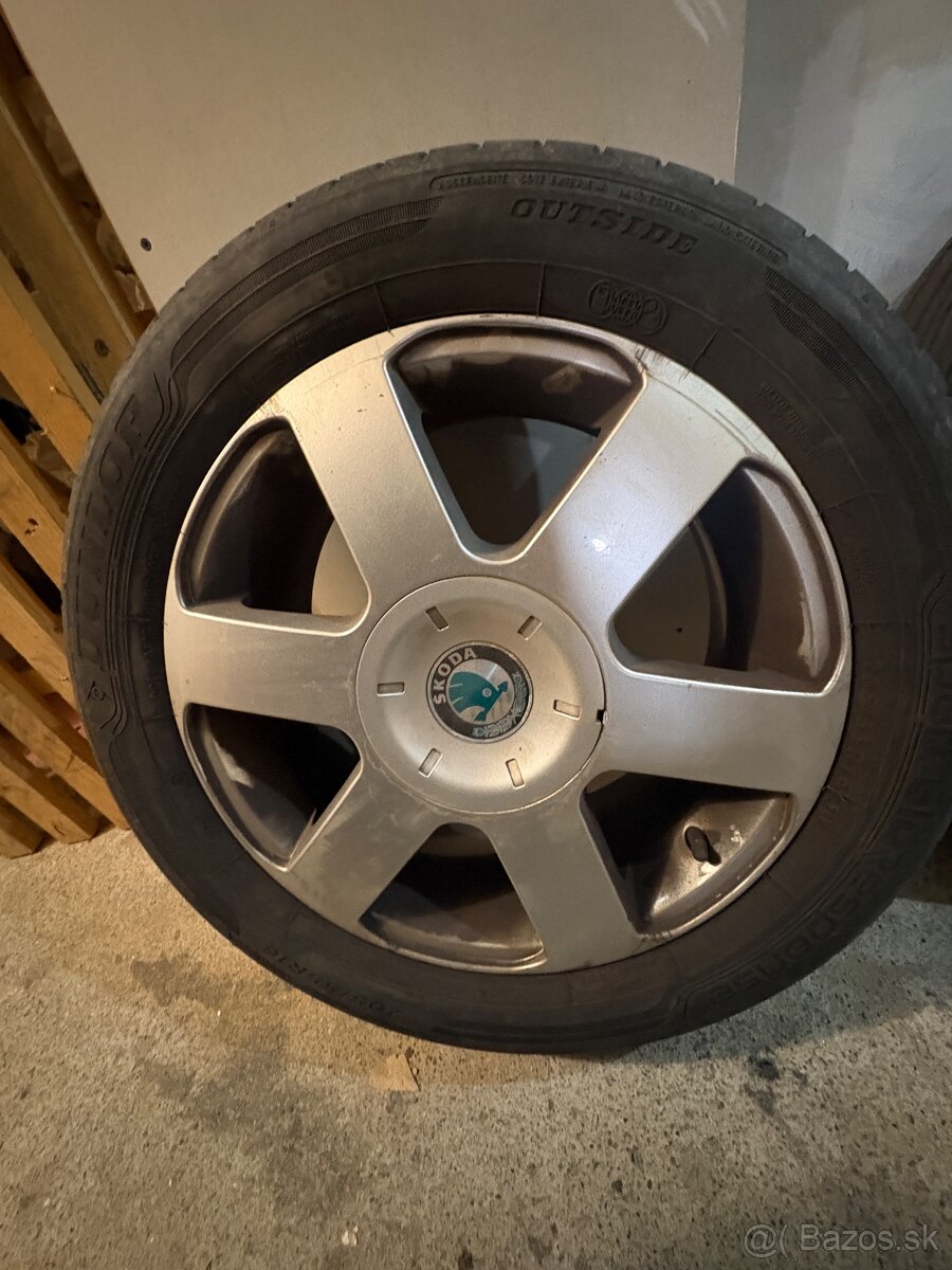 Škoda elektróny 5x112 r16 - 5
