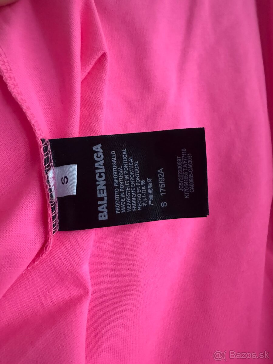 Balenciaga tričko / veľk.S oversize - 5