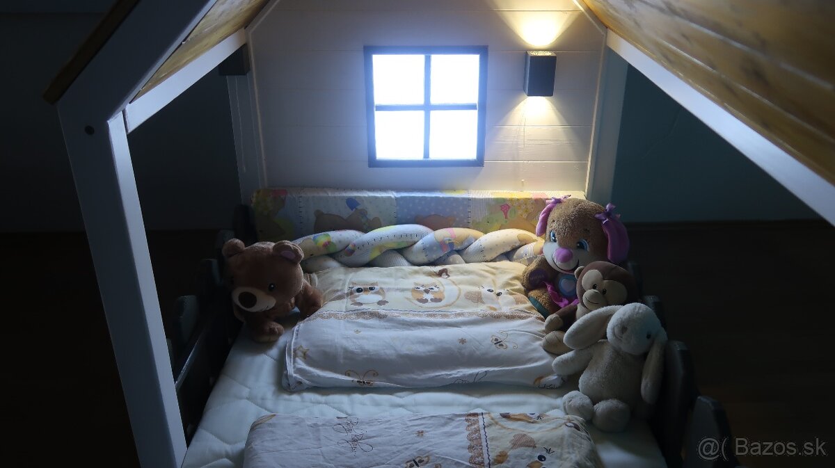 Detská postieľka domček. - 5