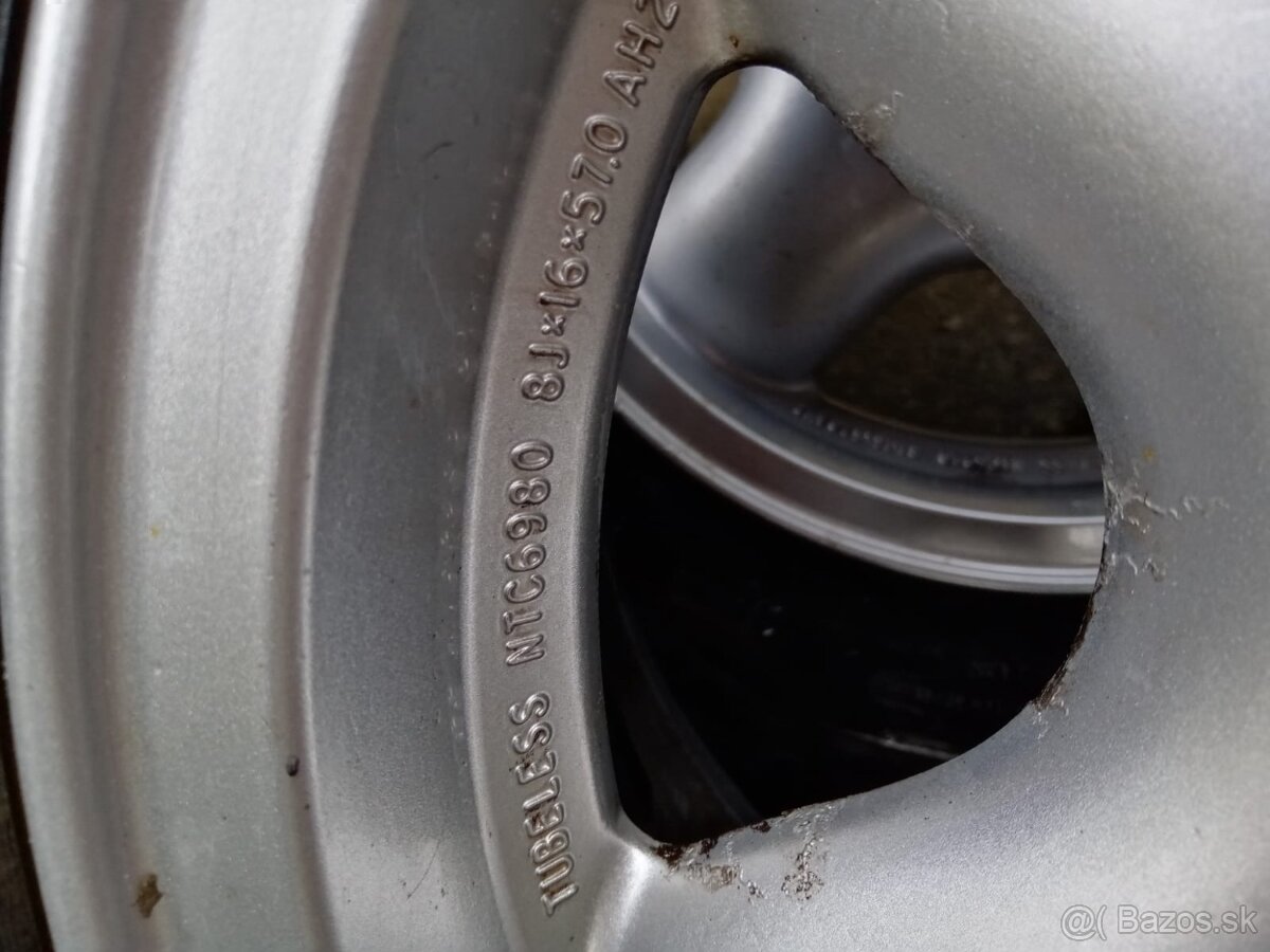 Hliníkové disky Range Rover R16-Komplet so zimnými pneumatik