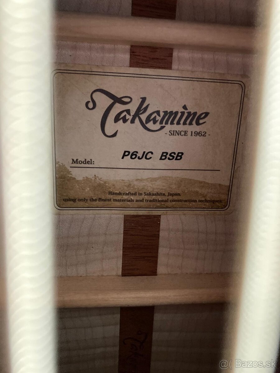 TAKAMINE P6 JC – najvyššia rada od Takamine Predná doska je - 5