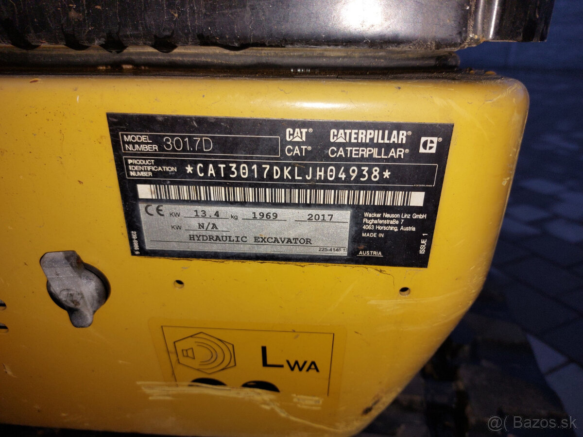 Hydraulické minirýpadlo Caterpillar - 5