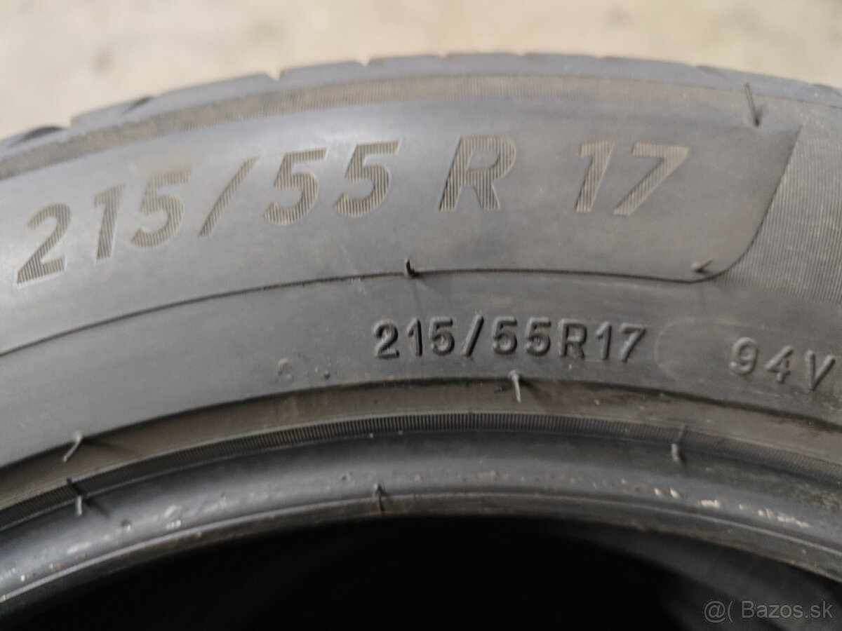 Letné pneumatiky 215/55 r17 Michelin - 5