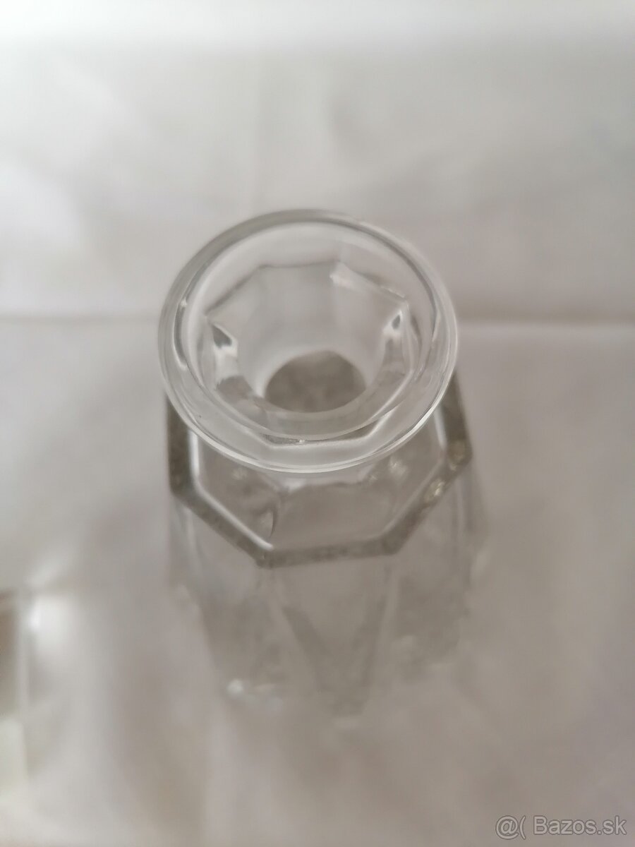 Karafa s pohármi, "Hviezda" - číra. - 5