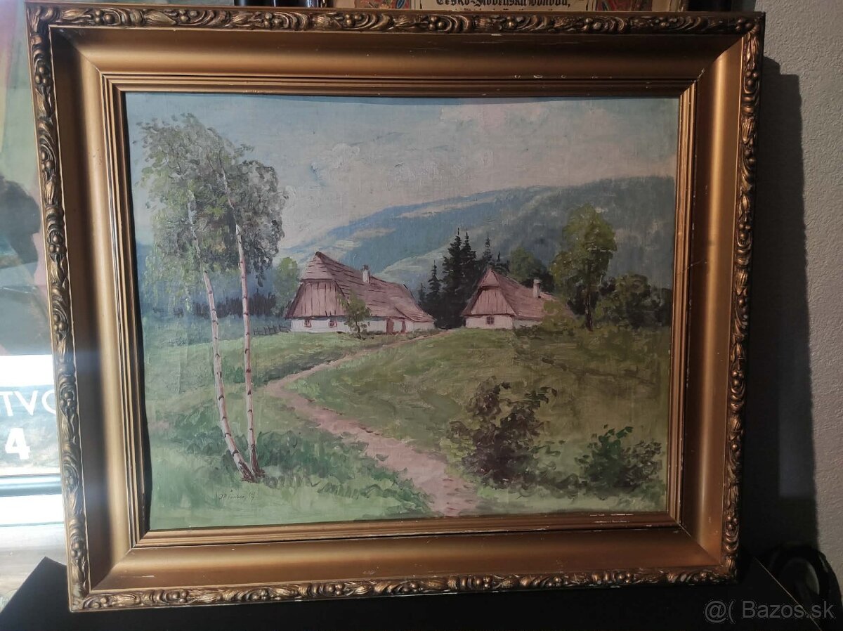 obraz, krajinomalba ...signovany - 5