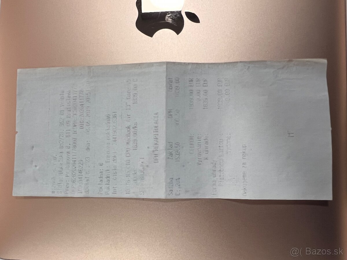 MacBook Air Retina 13 palcový 2018 - 5