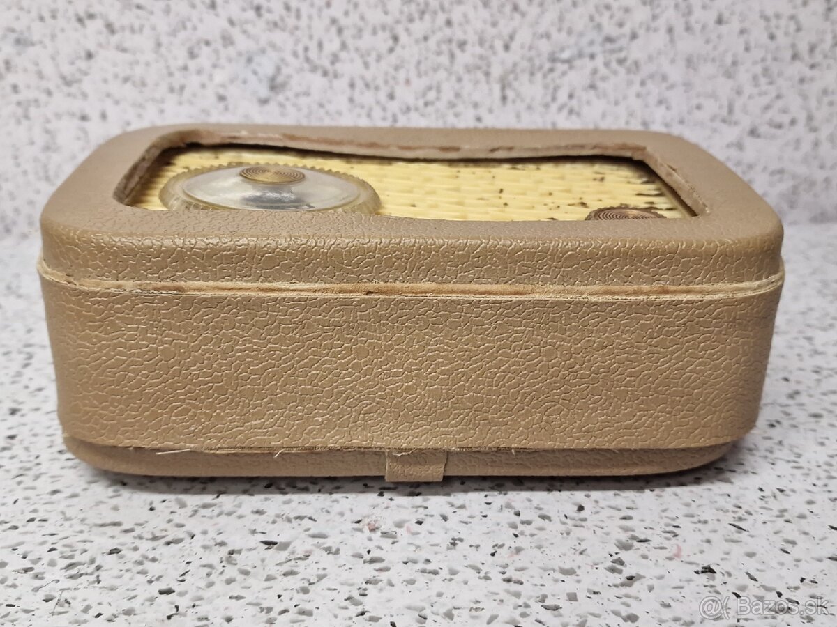 Tesla T 2800 B-2 / Radio Mír ☆ starožitné kabelkové radio - 5