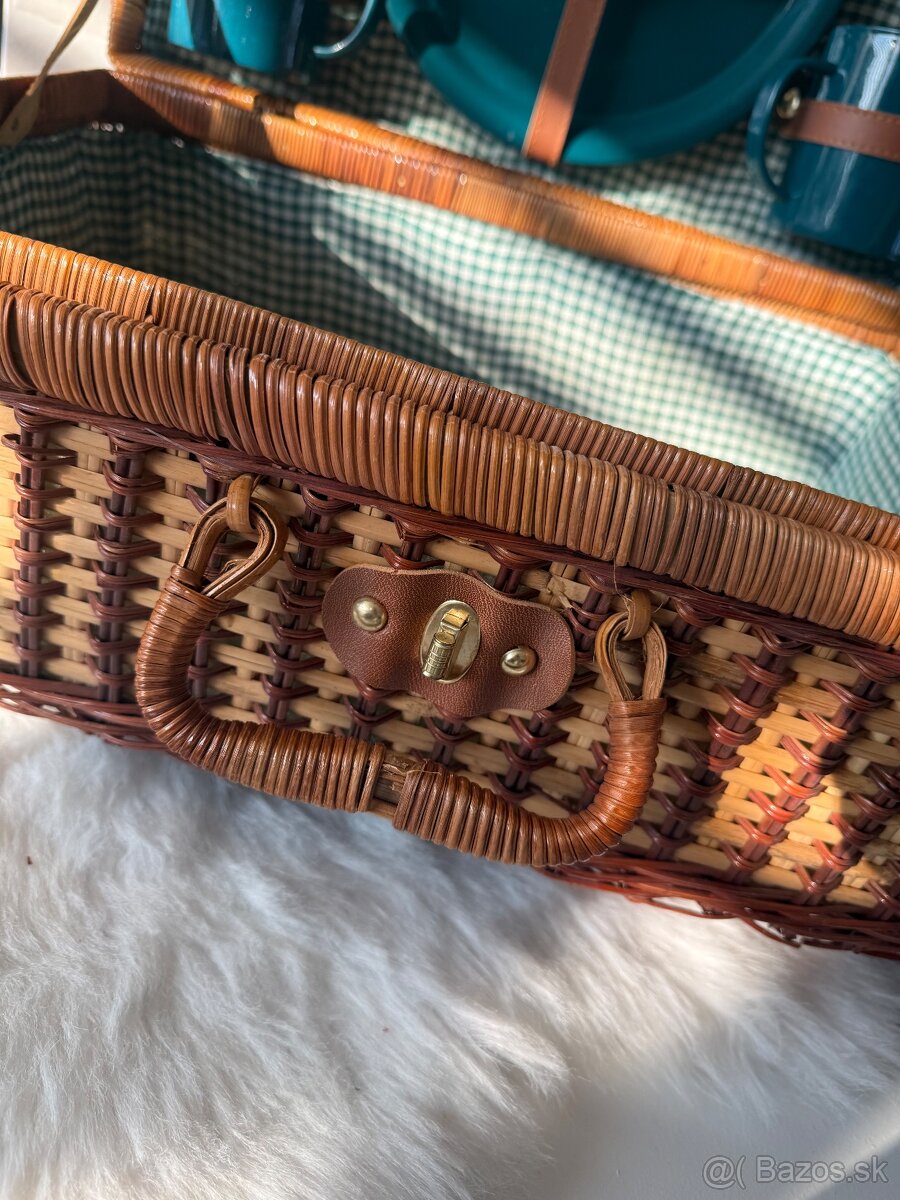 Ratanový piknikový kôš - 5