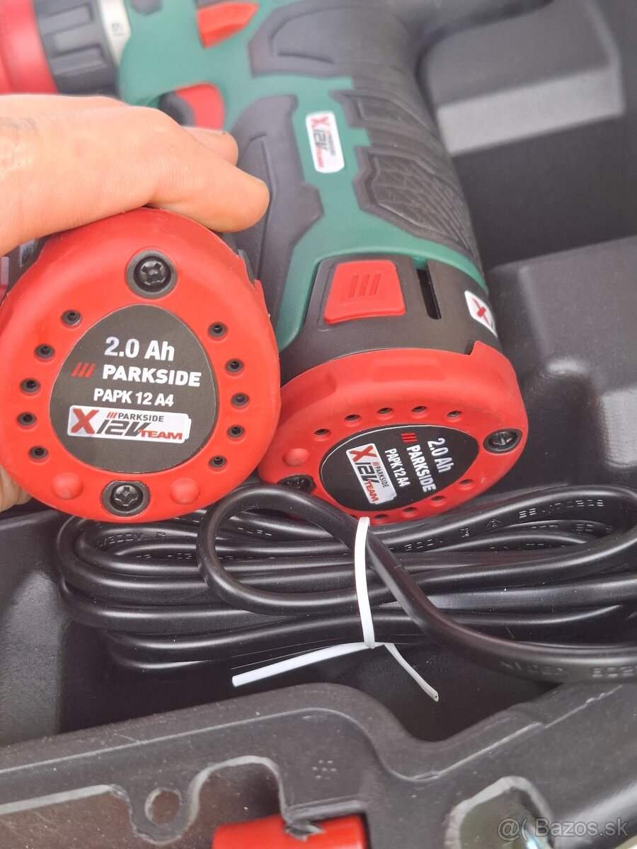 Parkside aku 12v skrutkovač, utahovačka pbsa e4 - 5