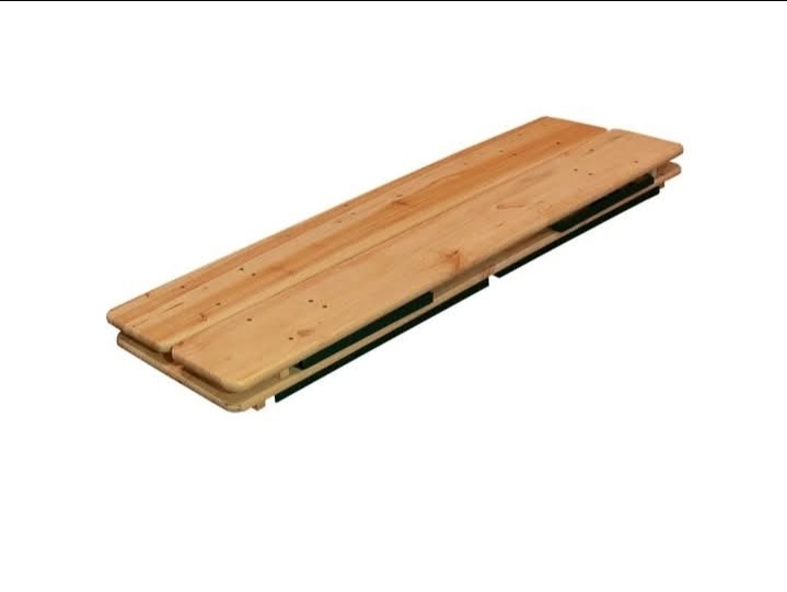 Predám pivný skladaci záhradný set 180X50X76,5 - 5