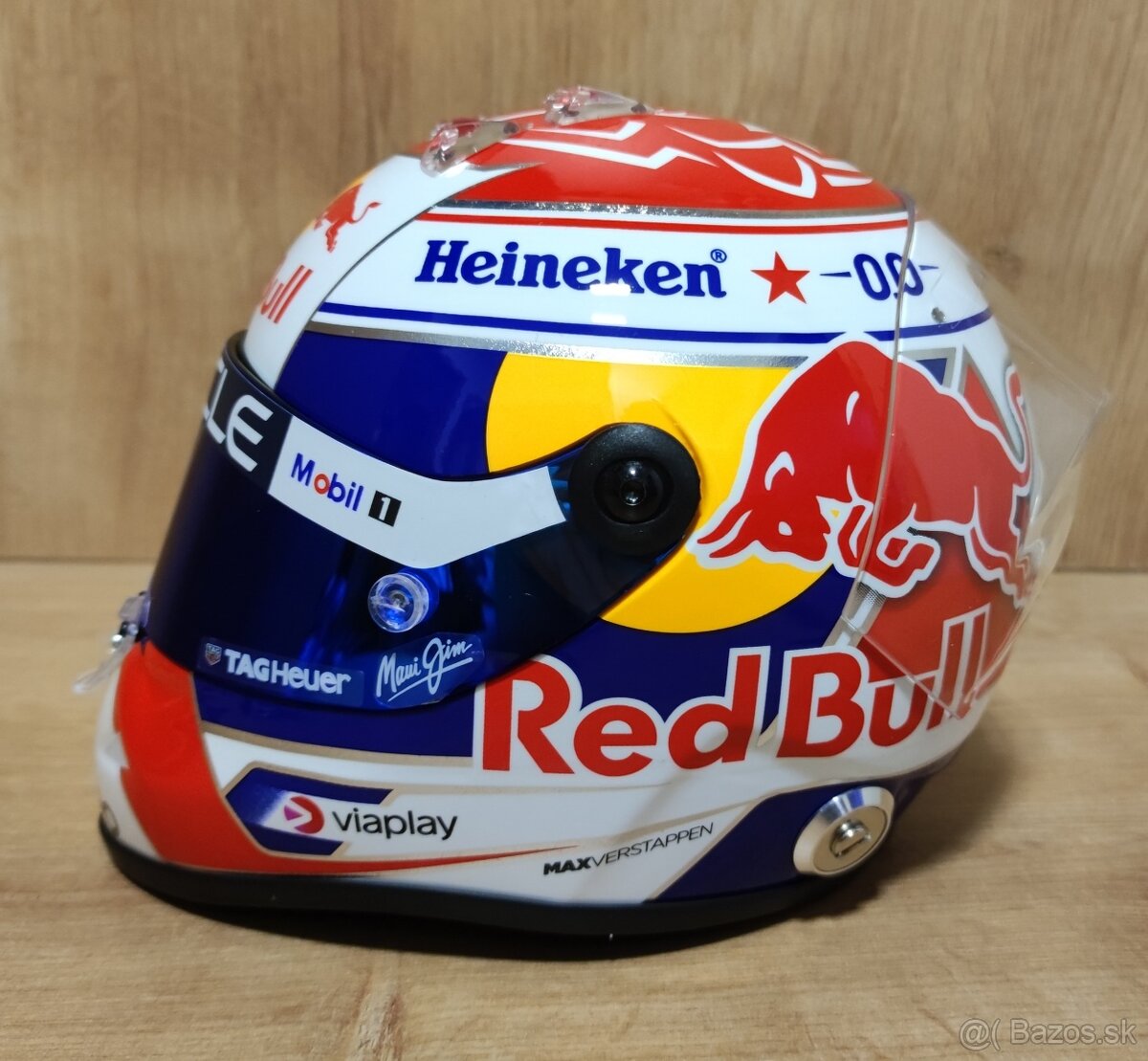 Max Verstappen - 2025 sezonna helma 1:2 + podpis karta - 5