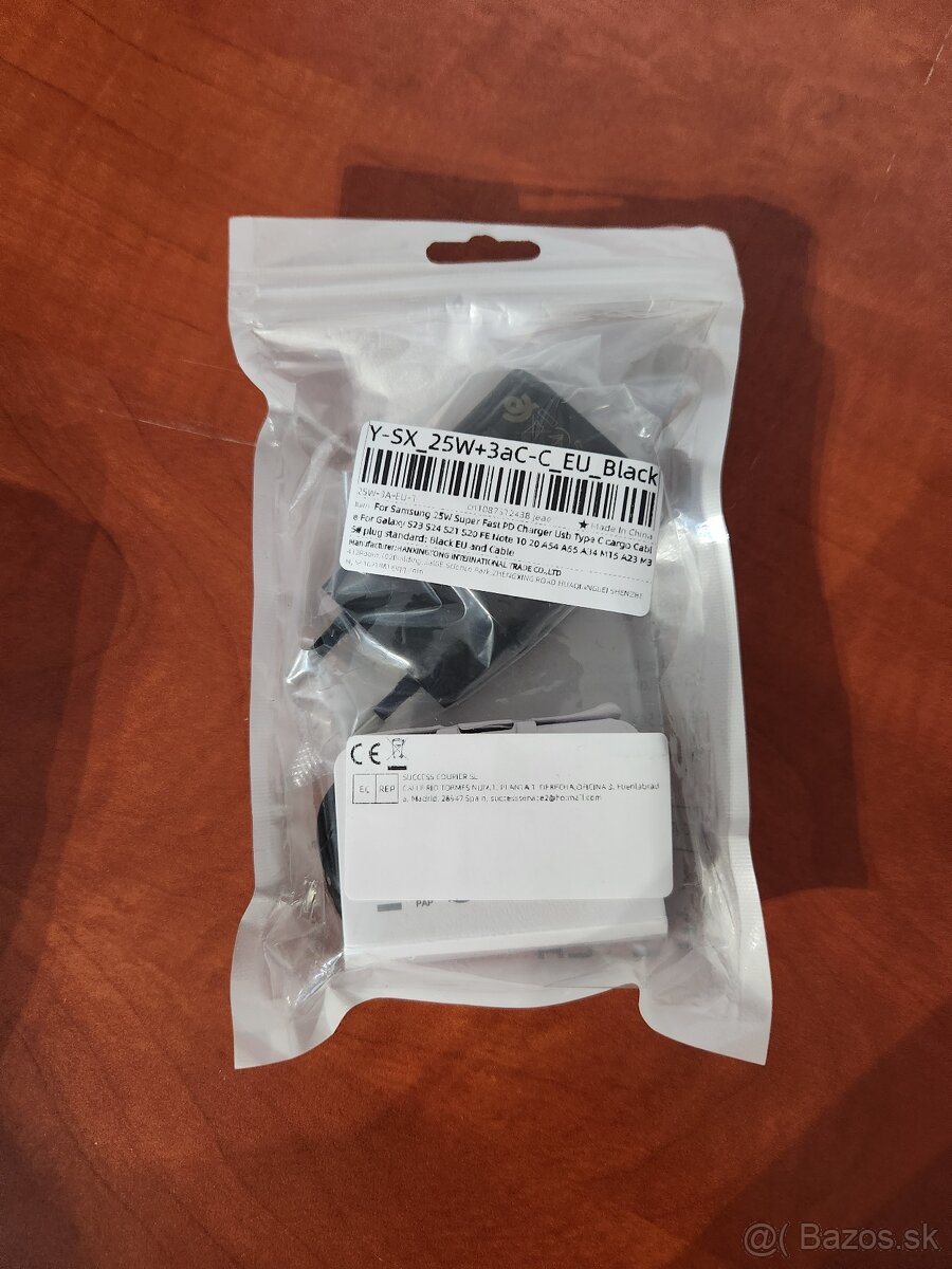 Originálna 25W nabíjačka Samsung C to C, čierna - 5