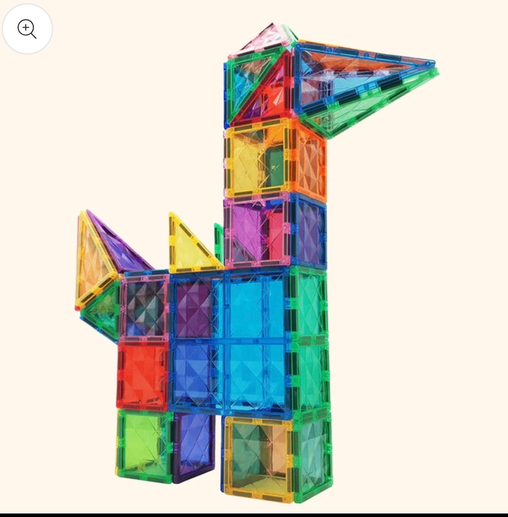 Magnetická stavebnica 100 kusov nová colormag packeta v cene - 5