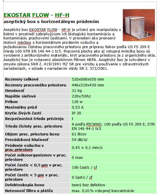 Laminárny box. - 5