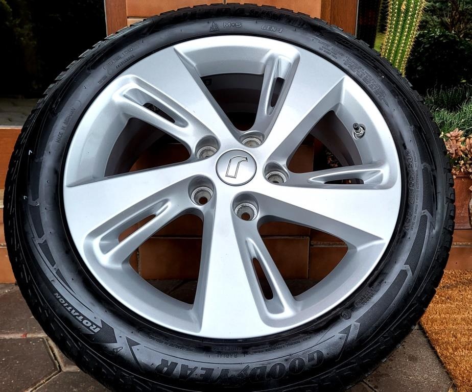 Alu R17 5x114,3 orig. RENAULT Captur + zimné pneu - 5