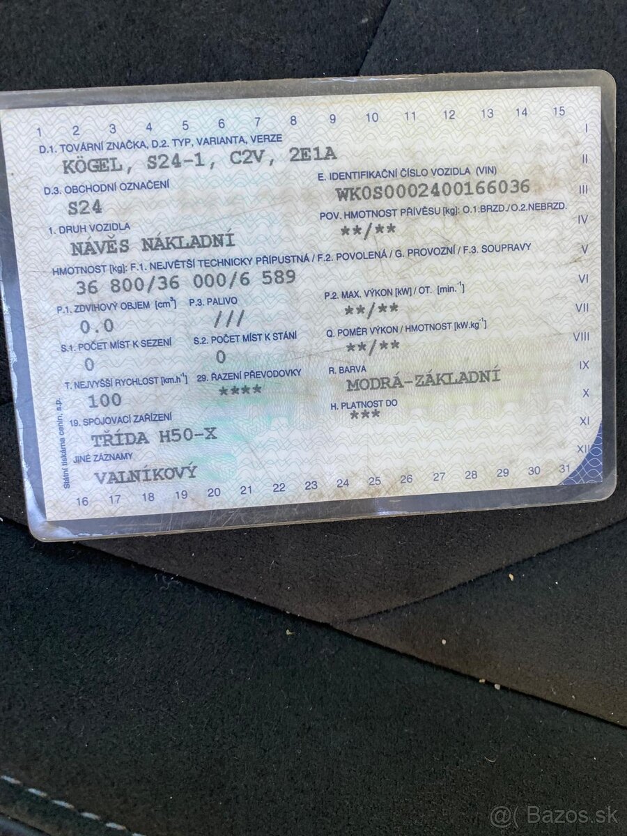 Prodáme návěs zn. Kögel mulda standart, rok: 10/2013. SAF. - 5