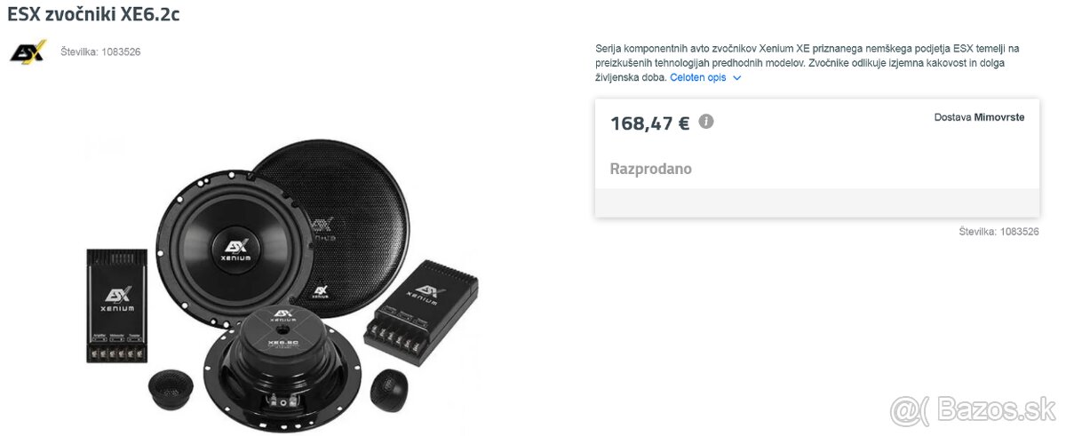 2 SETY KOMP. ESX - HIGH END CAR AUDIO PRE-TUNED IN GERMANY - 5