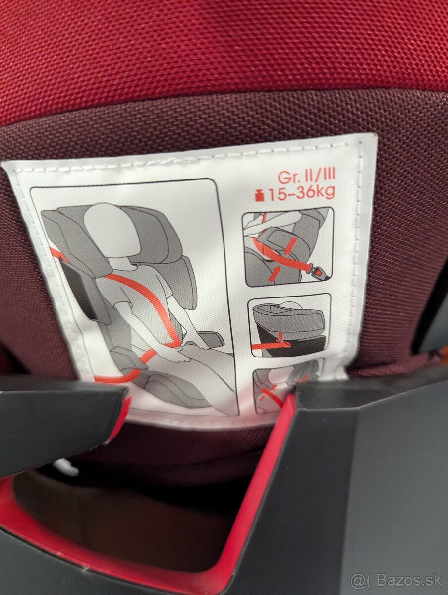 Autosedacka Cybex Solution X-Fix 15-36kg s Isofixom - 5