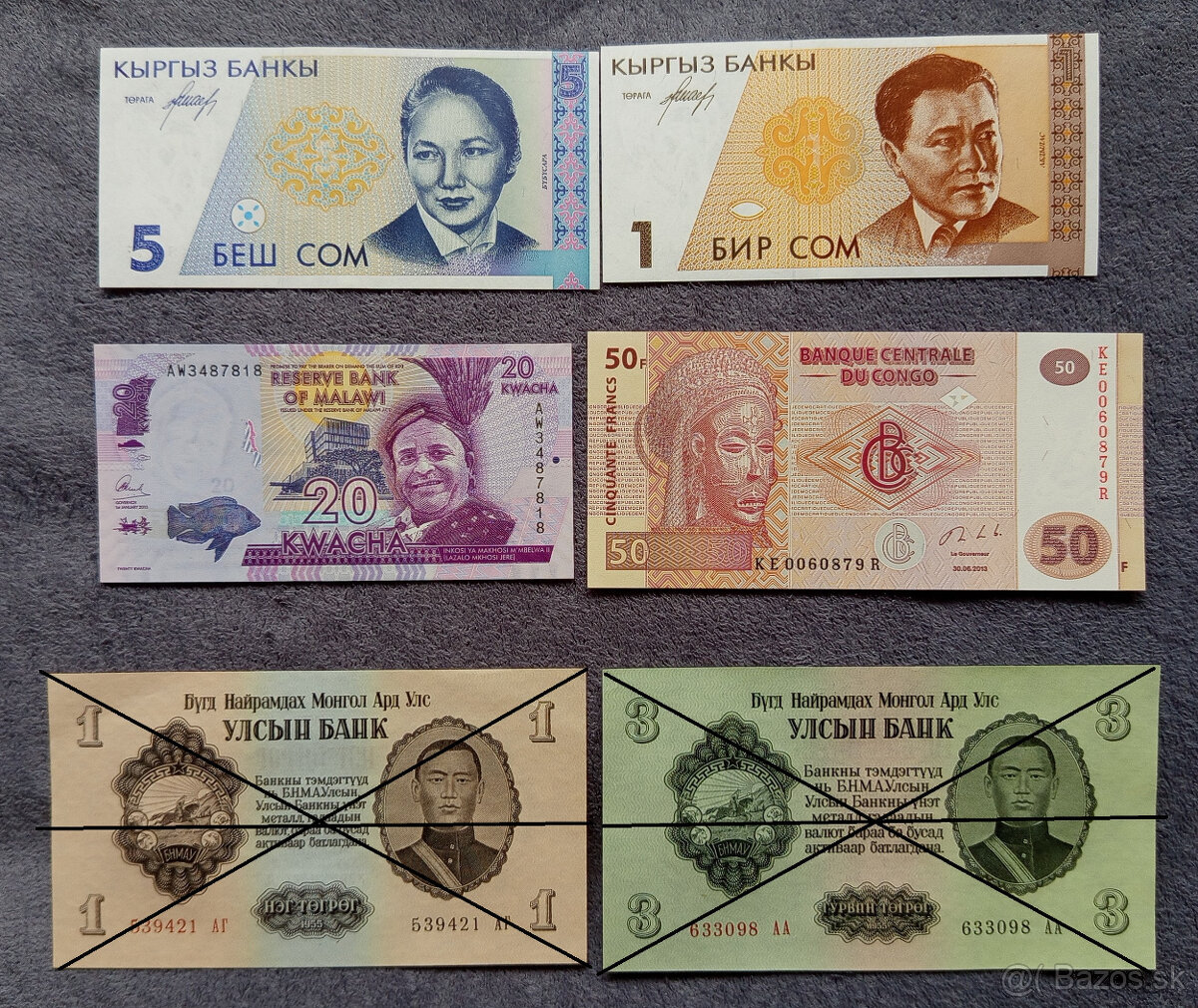 Bankovky svet UNC 8 - 5