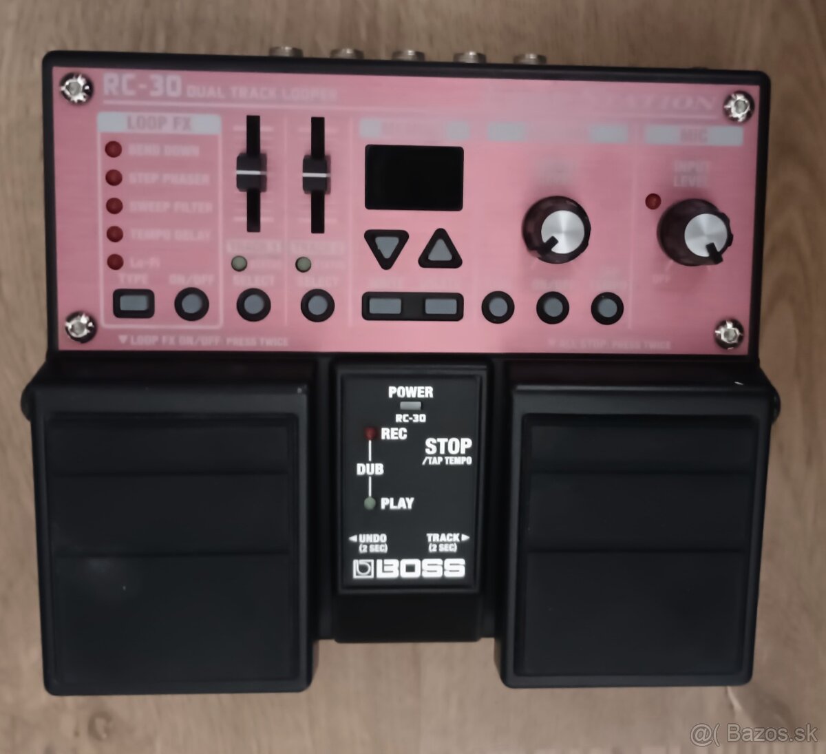 Looper Twin pedal stereo Boss RC-30 - 5