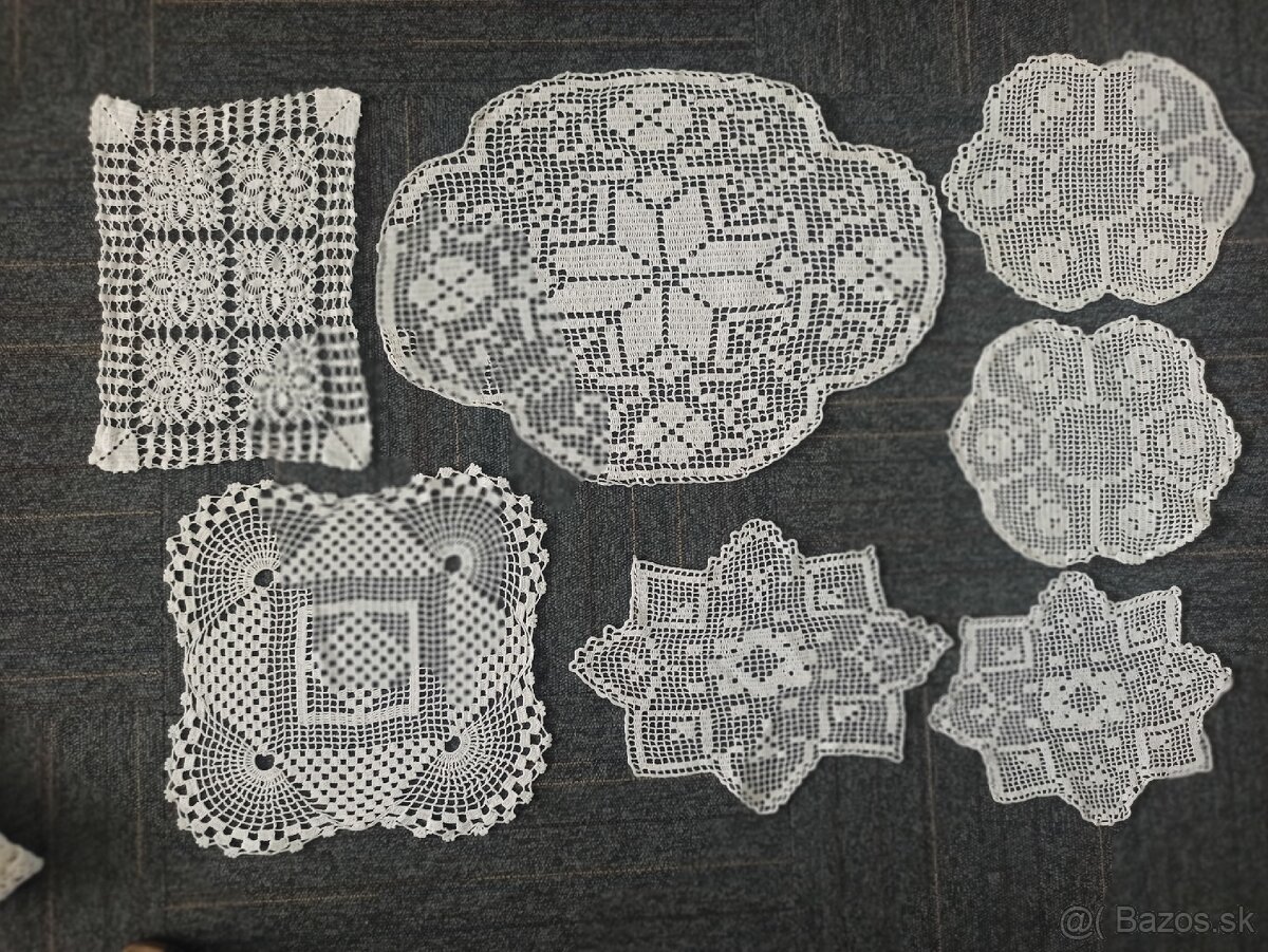 Hačkované dečky a obrusy - 5