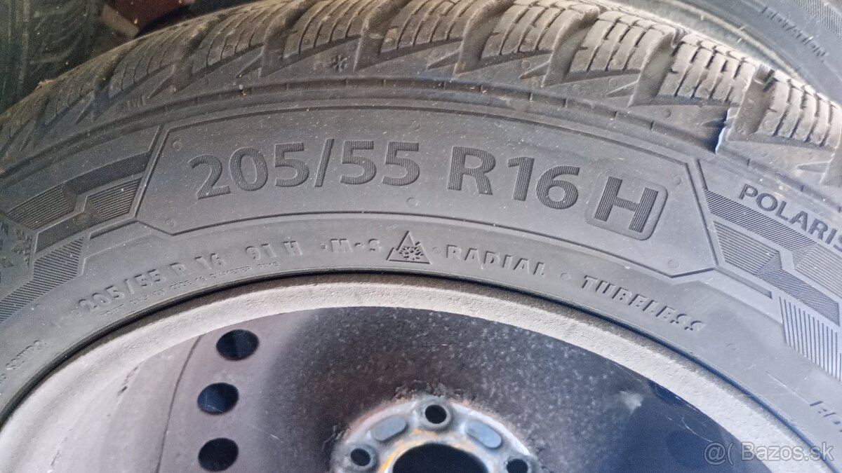 Predám zimné pneumatiky 205/55/R16 - 5