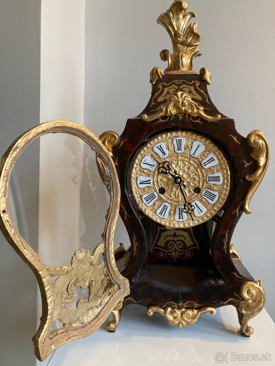 kartelové hodiny v štýle Ľudovíta XV. - model - 5