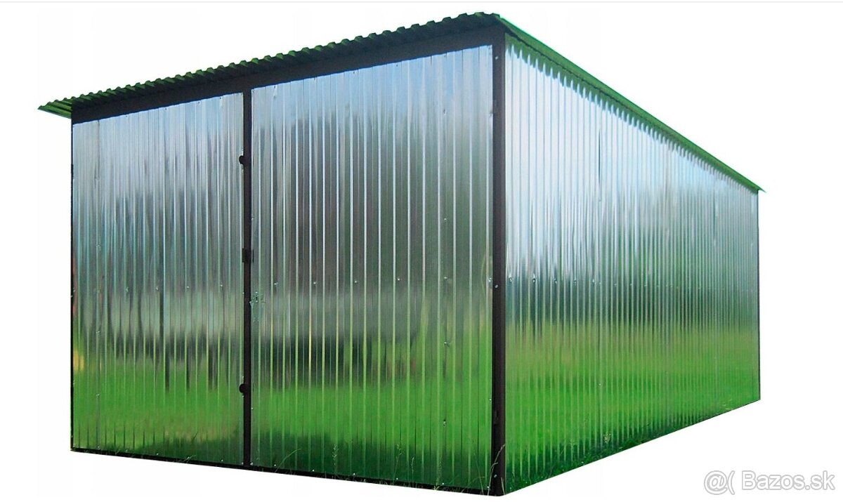 3x5m plechová garáž - 5