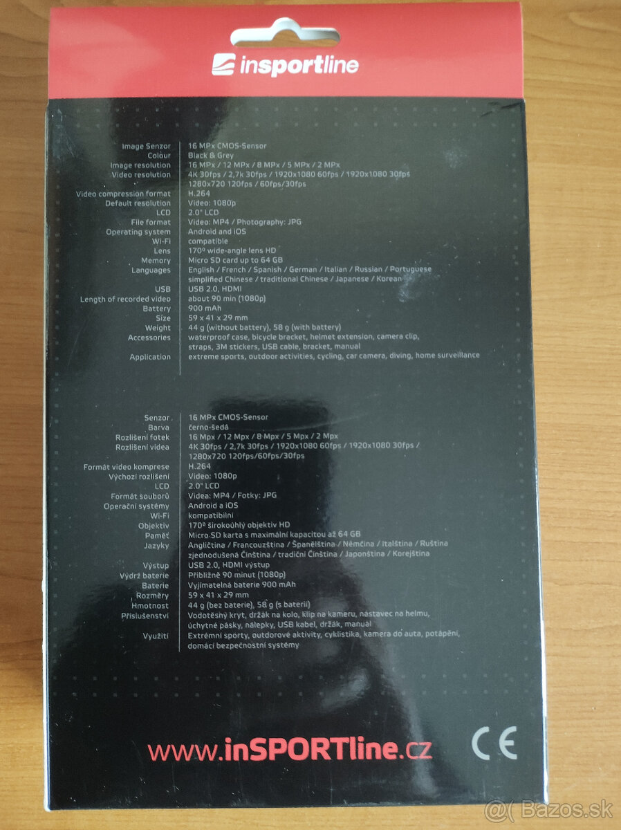 (08) Kamera inSPORTline Action Cam 3 - 5