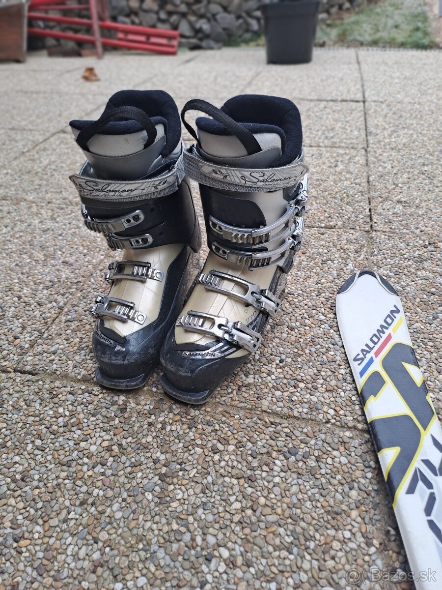Lyže 125 salomon - 5