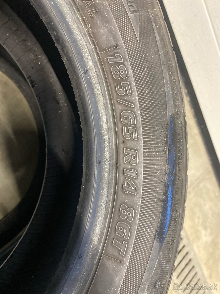 Predam 2 kusy letne pneu 185/65R14 86T - 5