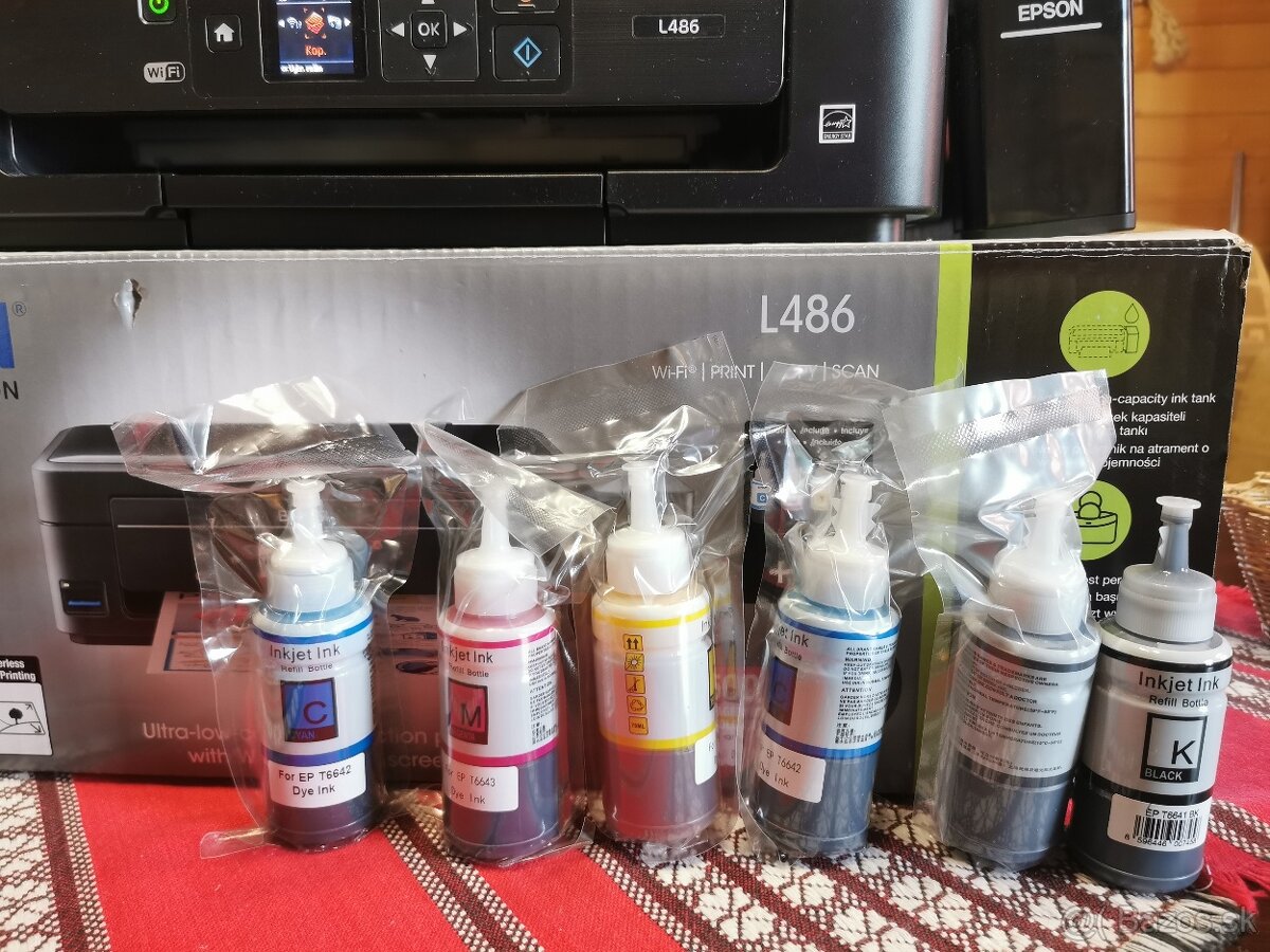 Predám multifunkčnú atramentovu tlačiareň Epson L486 - 5