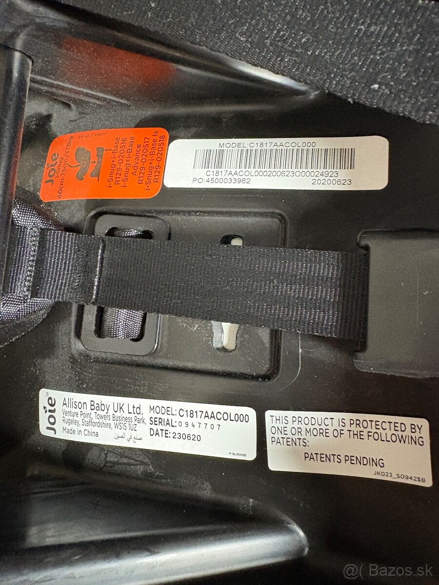 Vajicko Joie i-snug + isofix - 5