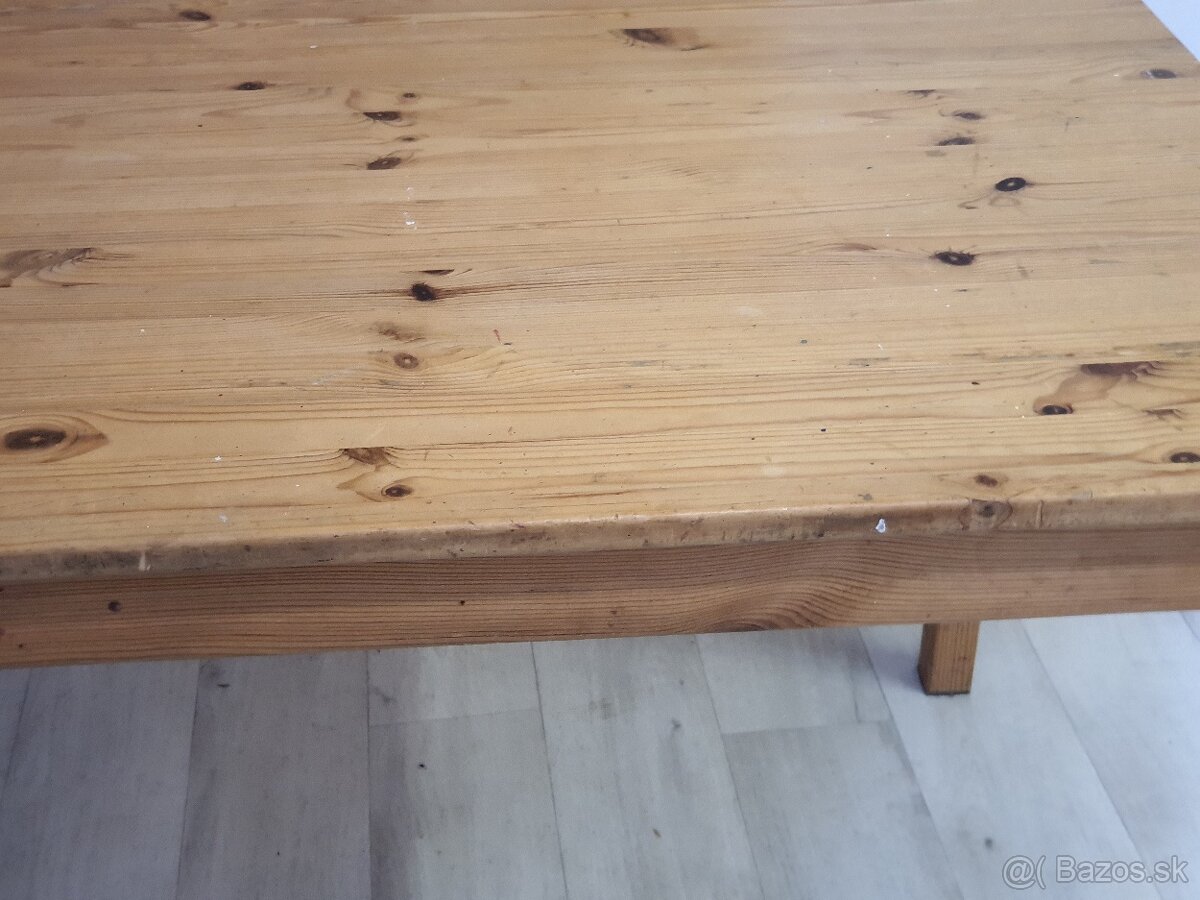 Drevený jedálenský stôl s 4 stoličkami - 5