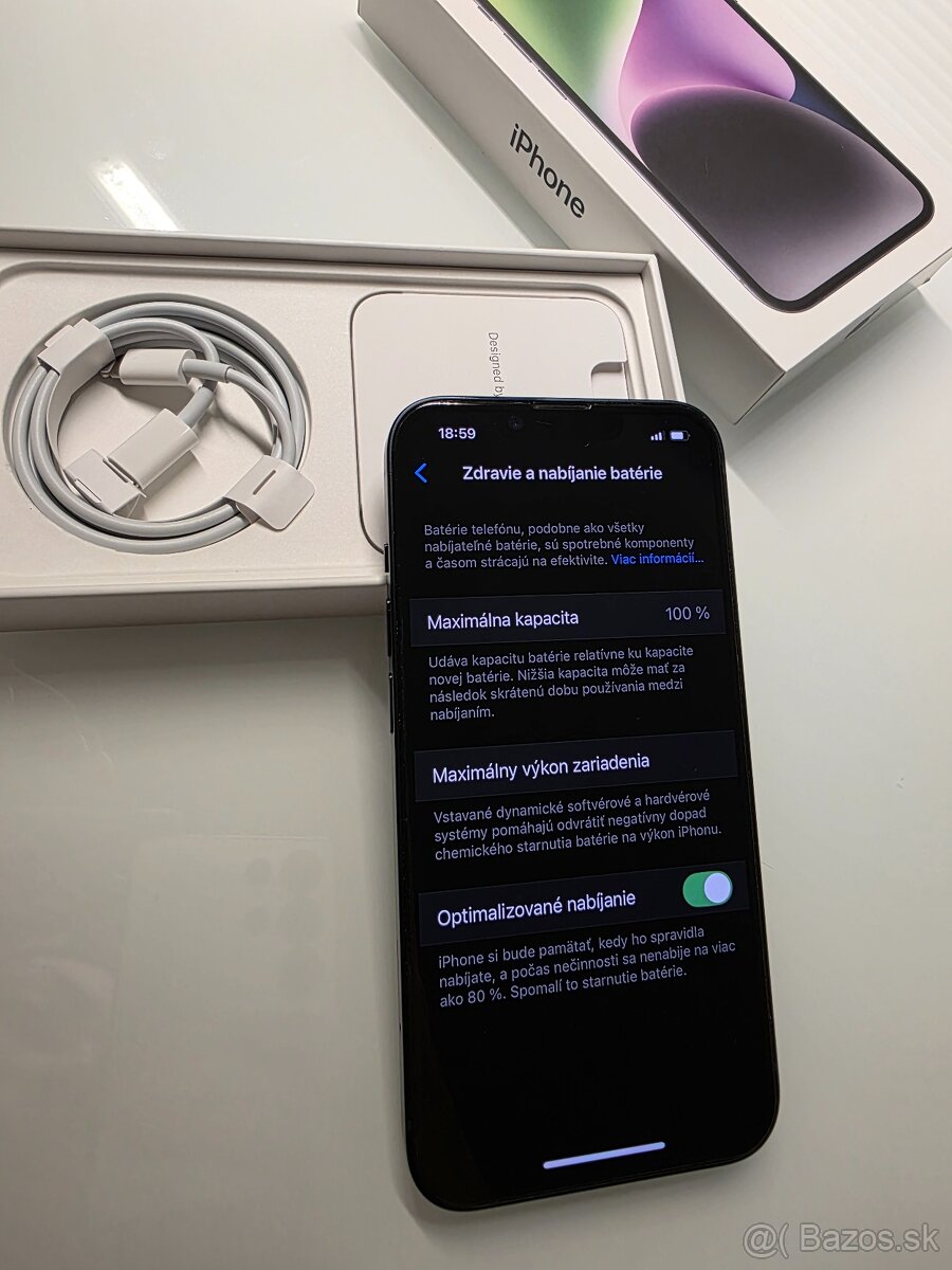 Apple iphone 14, 128 GB, batéria 100% - 5