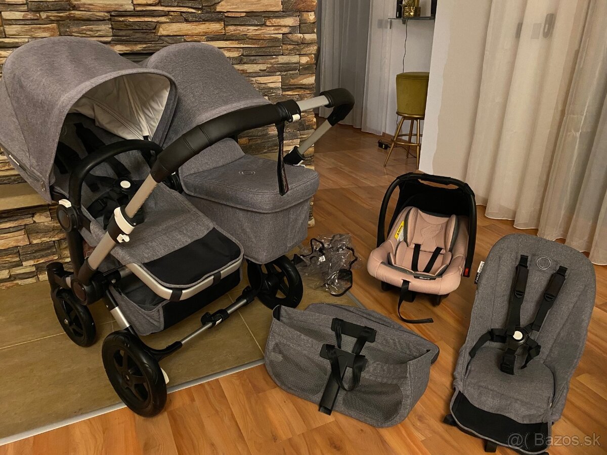 TOP Bugaboo Donkey 2 + autosedačka - 5
