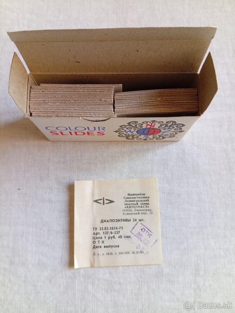 Sovietske farebné diapozitívy USSR - 5