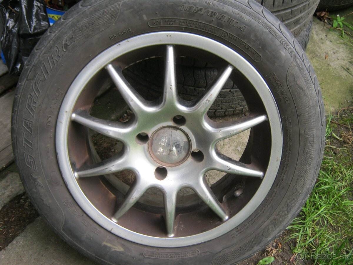 elektrony 4x100/R14 s pneu - 5